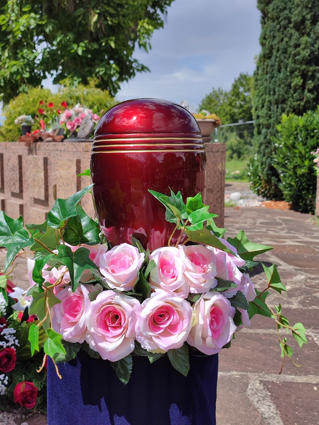 Urne et Arrangment Floral